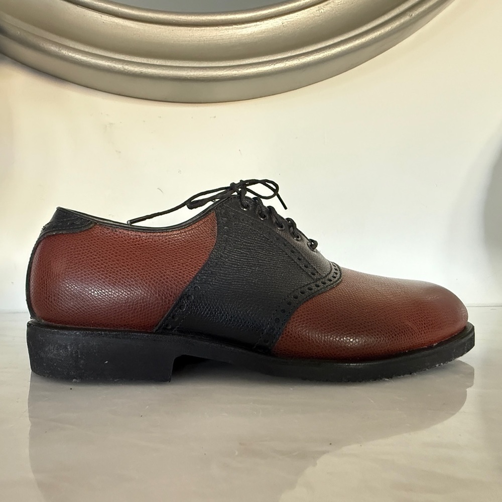 FootJoy Men’s Dress-Walkers Two Toned Oxford Dress Shoes Size 9B - Picture 4 of 17
